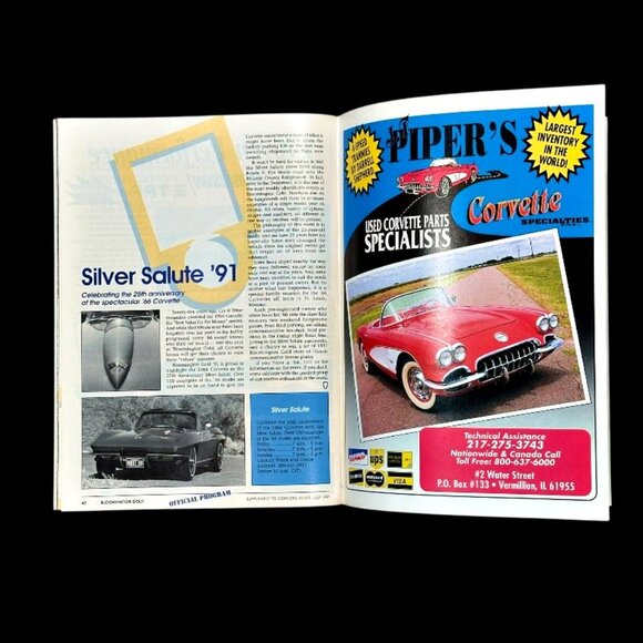 CORVETTE Fever Magazine July 1991 Americas Star Spangled Sportscar Bloomington - Picture 4 of 5